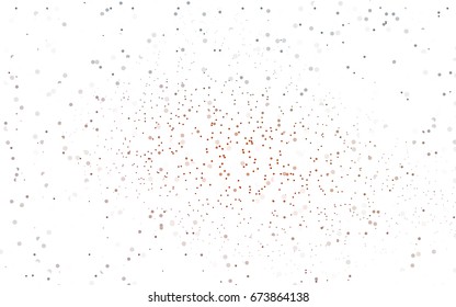 Light Blue, Green vector red pattern of geometric circles, shapes. Colorful mosaic banner. Geometric background with colored disks.