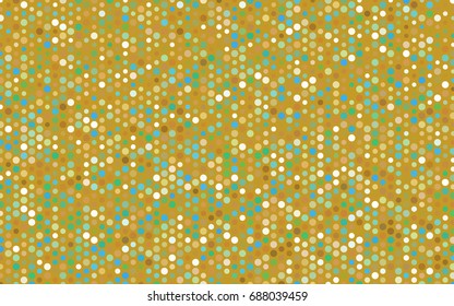 Light Blue, Green vector red pattern of geometric circles, shapes. Colorful mosaic banner. Geometric background with colored disks.