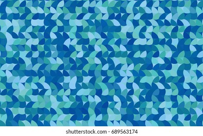 Light Blue, Green vector red pattern of geometric circles, shapes. Colorful mosaic banner. Geometric background with colored disks.