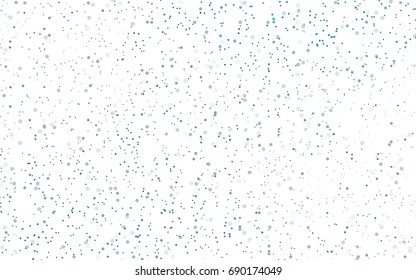 Light Blue, Green vector red banner with set of circles, dots. Donuts Background. Creative Design Template. Technological halftone illustration.