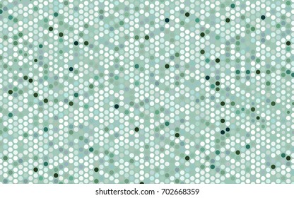 Light Blue, Green vector red pattern of geometric circles, shapes. Colorful mosaic banner. Geometric background with colored disks.