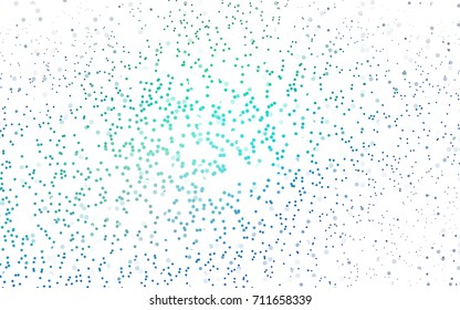 Light Blue, Green vector red pattern of geometric circles, shapes. Colorful mosaic banner. Geometric background with colored disks.