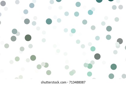 Light Blue, Green vector red pattern of geometric circles, shapes. Colorful mosaic banner. Geometric background with colored disks.