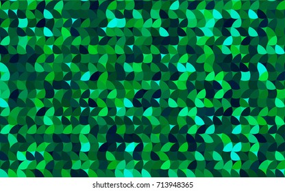 Light Blue, Green vector red banner with set of circles, dots. Donuts Background. Creative Design Template. Technological halftone illustration.