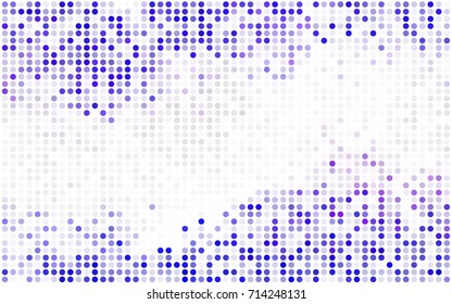 Light Blue, Green vector red pattern of geometric circles, shapes. Colorful mosaic banner. Geometric background with colored disks.