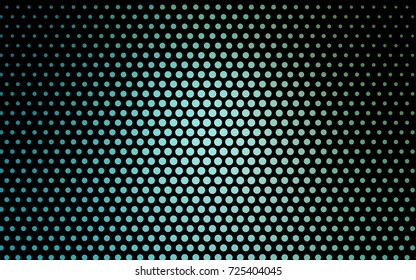 Light Blue, Green vector red pattern of geometric circles, shapes. Colorful mosaic banner. Geometric background with colored disks.
