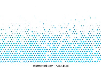 Light Blue, Green vector red pattern of geometric circles, shapes. Colorful mosaic banner. Geometric background with colored disks.