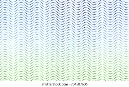 Light Blue, Green vector red pattern of geometric circles, shapes. Colorful mosaic banner. Geometric background with colored disks.