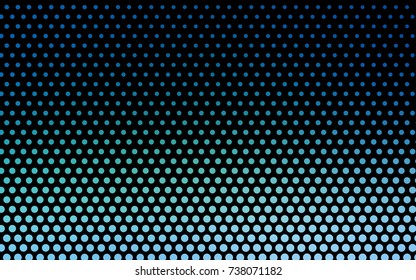 Light Blue, Green vector red pattern of geometric circles, shapes. Colorful mosaic banner. Geometric background with colored disks.