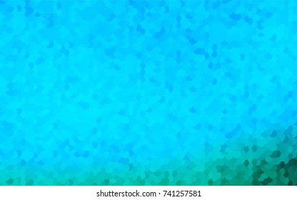 Light Blue, Green vector red pattern of geometric circles, shapes. Colorful mosaic banner. Geometric background with colored disks.