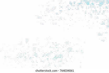 Light Blue, Green vector red pattern of geometric circles, shapes. Colorful mosaic banner. Geometric background with colored disks.