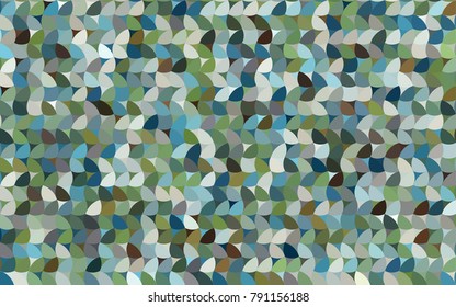 Light Blue, Green vector red banner with set of circles, dots. Donuts Background. Creative Design Template. Technological halftone illustration.