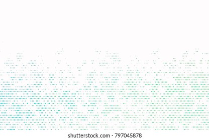 Light Blue, Green vector red pattern of geometric circles, shapes. Colorful mosaic banner. Geometric background with colored disks.