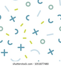 Light Blue, Green vector seamless pattern with abstract lines. Seamless Illustration with set of abstact gradient lines. Pattern for design of fabric, wallpapers.