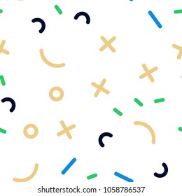Light Blue, Green vector seamless layout with simple elements. Seamless Illustration with set of abstact gradient lines. Trendy design for wallpaper, fabric makers.