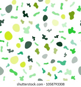 Light Blue, Green vector seamless template with bent lines. Brand-new colored illustration in marble style with gradient. Marble design for your web site.