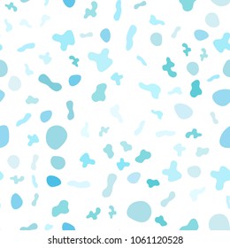 Light Blue, Green vector seamless background with abstract circles. A vague circumflex abstract illustration with gradient. Marble design for your web site.