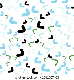 Light Blue, Green vector seamless  pattern with liquid shapes. An elegant bright illustration with gradient. Marble design for your web site.