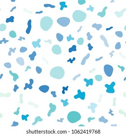 Light Blue, Green vector seamless pattern with bent lines. Brand-new colored illustration in marble style with gradient. Marble design for your web site.