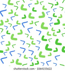 Light Blue, Green vector seamless  background with lava shapes. Shining illustration, which consist of blurred lines, circles. A new texture for your  ad, booklets, leaflets.