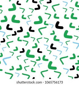 Light Blue, Green vector seamless  background with lamp shapes. Modern gradient abstract illustration with bandy lines. A new texture for your  ad, booklets, leaflets.