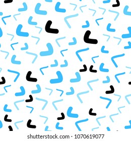 Light Blue, Green vector seamless  template with liquid shapes. Creative geometric illustration in marble style with gradient. New composition for your brand book.