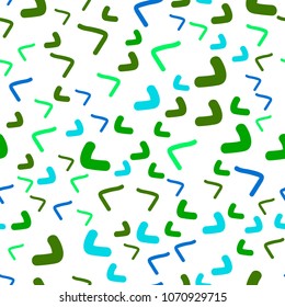 Light Blue, Green vector seamless  pattern with liquid shapes. An elegant bright illustration with gradient. The best blurred design for your business.
