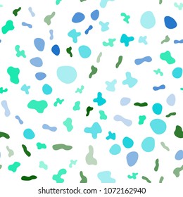 Light Blue, Green vector seamless background with bent lines. Creative geometric illustration in marble style with gradient. The elegant pattern for brand book.
