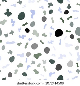 Light Blue, Green vector seamless background with lamp shapes. Brand-new colored illustration in marble style with gradient. The best blurred design for your business.