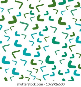 Light Blue, Green vector seamless  pattern with bubble shapes. Modern gradient abstract illustration with bandy lines. A completely new memphis design for your business.
