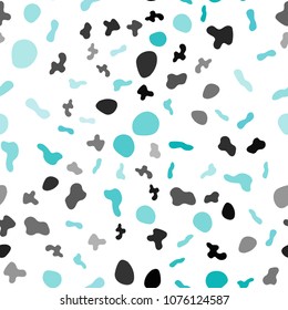 Light Blue, Green vector seamless pattern with curved circles. Creative geometric illustration in marble style with gradient. Marble style for your business design.