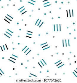 Light Blue, Green vector seamless cover with abstract shapes. Trendy seamless illustration with abstract lines. Trendy design for wallpaper, fabric makers.