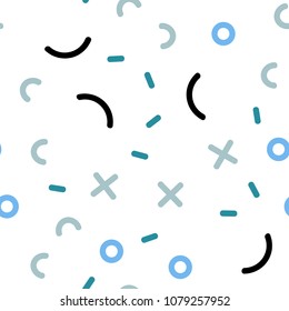 Light Blue, Green vector seamless template with geometric lines. Trendy seamless illustration with abstract lines. Template for business cards, websites.