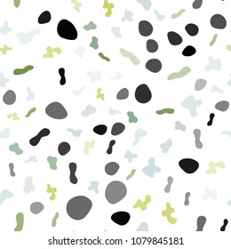 Light Blue, Green vector seamless background with bent lines. A vague circumflex abstract illustration with gradient. Pattern for your business design.