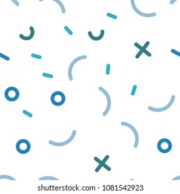 Light Blue, Green vector seamless template with geometric lines. Trendy seamless illustration with abstract lines. Trendy design for wallpaper, fabric makers.