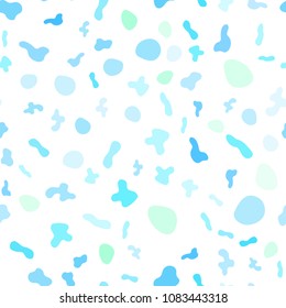 Light Blue, Green vector seamless background with bent lines. A completely new color illustration in marble style. A completely new template for your business design.