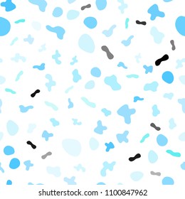 Light Blue, Green vector seamless pattern with lamp shapes. Creative geometric illustration in marble style with gradient. The template for cell phone backgrounds.