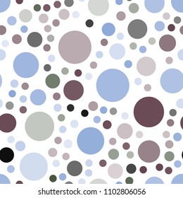 Light Blue, Green vector seamless background with bubbles. Blurred bubbles on abstract background with colorful gradient. Pattern can be used for beautiful websites.