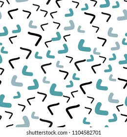 Light Blue, Green vector seamless  background with bent lines. A vague circumflex abstract illustration with gradient. The template for cell phone backgrounds.