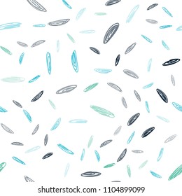 Light Blue, Green vector seamless template with circles. Abstract illustration with colored bubbles in nature style. Beautiful design for your business advert.