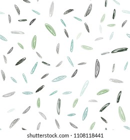 Light Blue, Green vector seamless pattern with spheres. Illustration with set of shining colorful abstract circles. Pattern can be used for futuristic ad, booklets.