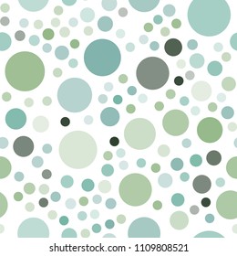 Light Blue, Green vector seamless background with bubbles. Blurred decorative design in abstract style with bubbles. Pattern can be used as texture of wallpapers.