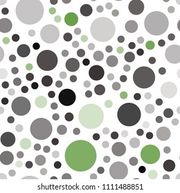 Light Blue, Green vector seamless template with circles. Blurred decorative design in abstract style with bubbles. Pattern can be used for ads, leaflets.