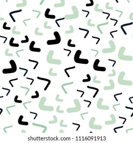 Light Blue, Green vector seamless  template with bent ribbons. Brand-new colored illustration in marble style with gradient. A completely new memphis design for your business.
