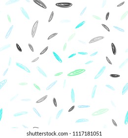 Light Blue, Green vector seamless background with bubbles. Beautiful colored illustration with blurred circles in nature style. Beautiful design for your business advert.
