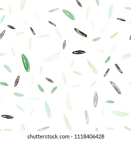 Light Blue, Green vector seamless pattern with spheres. Illustration with set of shining colorful abstract circles. Pattern can be used for futuristic ad, booklets.