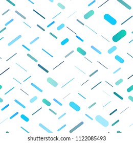 Light Blue, Green vector seamless layout with flat lines. Decorative shining illustration with lines on abstract template. The pattern can be used for busines ad, booklets, leaflets