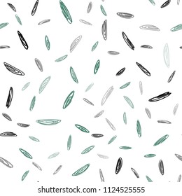 Light Blue, Green vector seamless template with circles. Blurred bubbles on abstract background with colorful gradient. Pattern can be used for ads, leaflets.