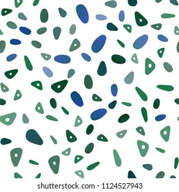 Light Blue, Green vector seamless texture in triangular style with circles. Beautiful illustration with circles, triangles in nature style. Smart design for your business advert.