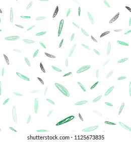 Light Blue, Green vector seamless cover with spots. Blurred decorative design in abstract style with bubbles. Pattern can be used for ads, leaflets.